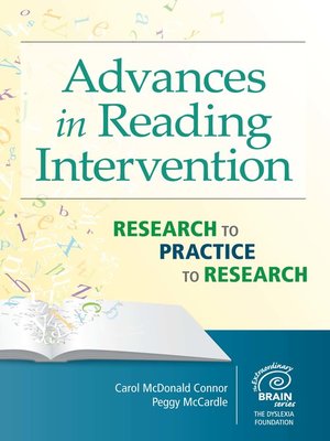 cover image of Advances in Reading Intervention